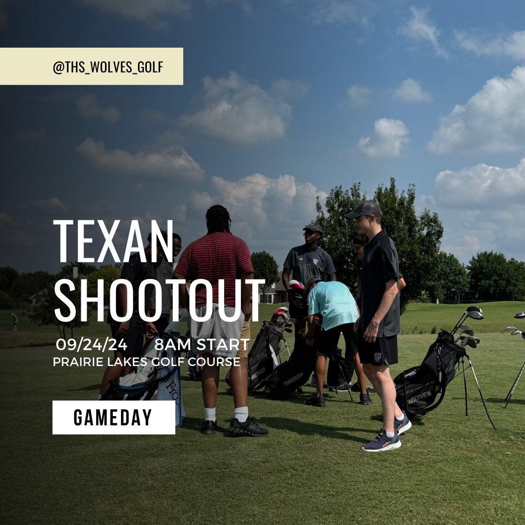 THS_Wolves_Golf's tweet photo. It’s gameday baby! https://t.co/w45uKDlnZR