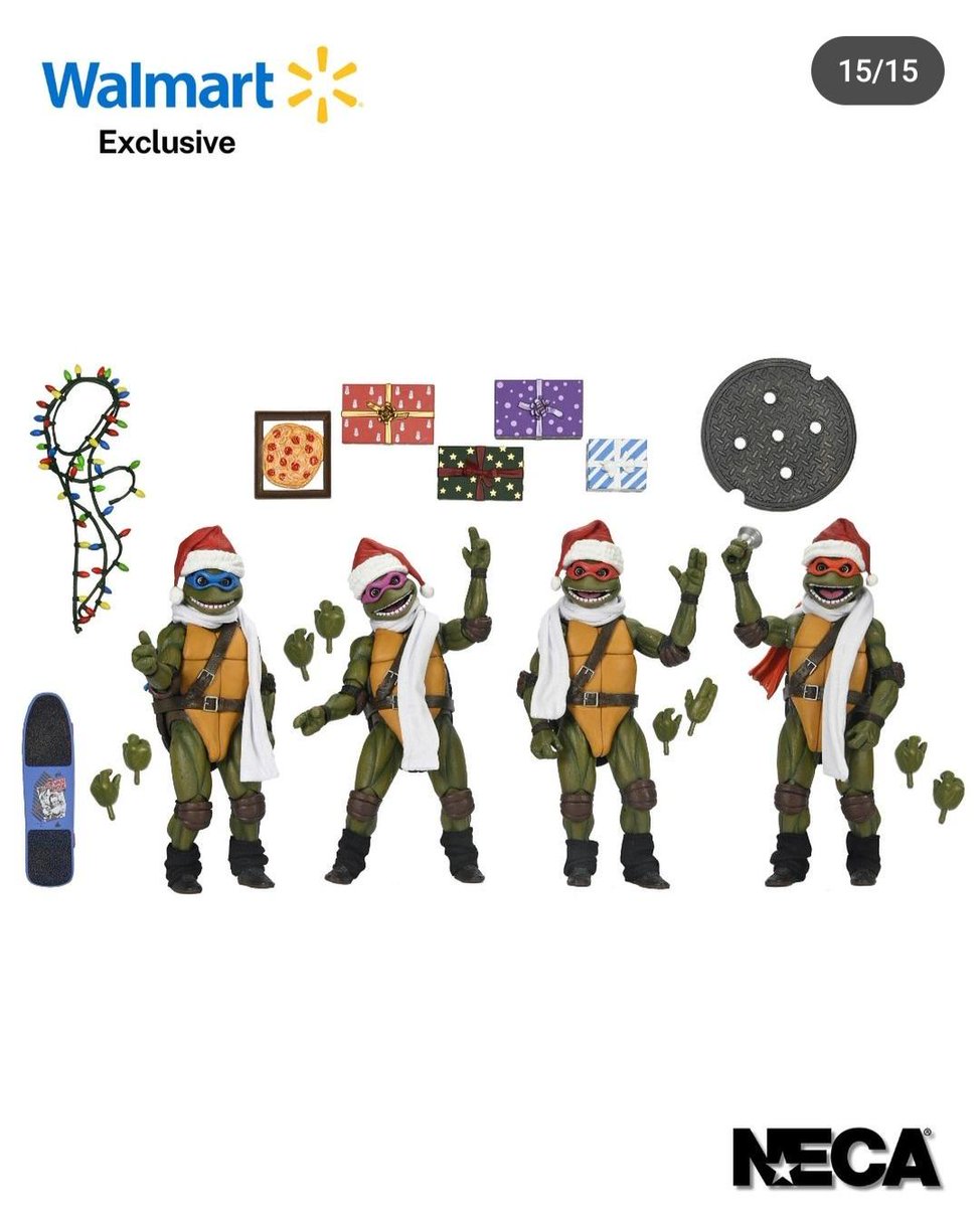 TurtleRecallPod's tweet image. The Dimension X-Mas Vacation set is up for pre-order now! 

This is a Walmart exclusive, and shipping date is scheduled on October 1st. Ships from NECA, so a $15 delivery fee as well

walmart.com/ip/5371482908