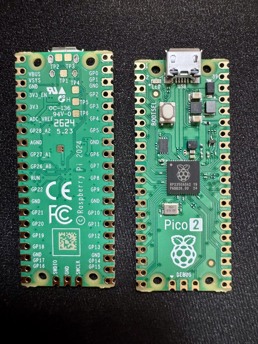 tommie_nico's tweet image. #電子工作
コレが
#RaspberryPiPico2 だ❗️