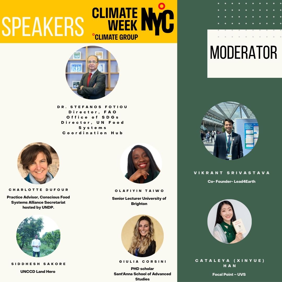Vikrant_sri29's tweet photo. New York Climate Week: Join us for an event on climate resilience! 🌱

Date: Sept 27, 2024
Time: 9-10 AM EDT
Register: https://t.co/KBOpK2LC2L

#Agenda2030 #ClimateResilience #SustainableFoodSystems #Agroecology 
#ClimateWeekNYC @stefanosfotiou https://t.co/zYVuGJRBl7