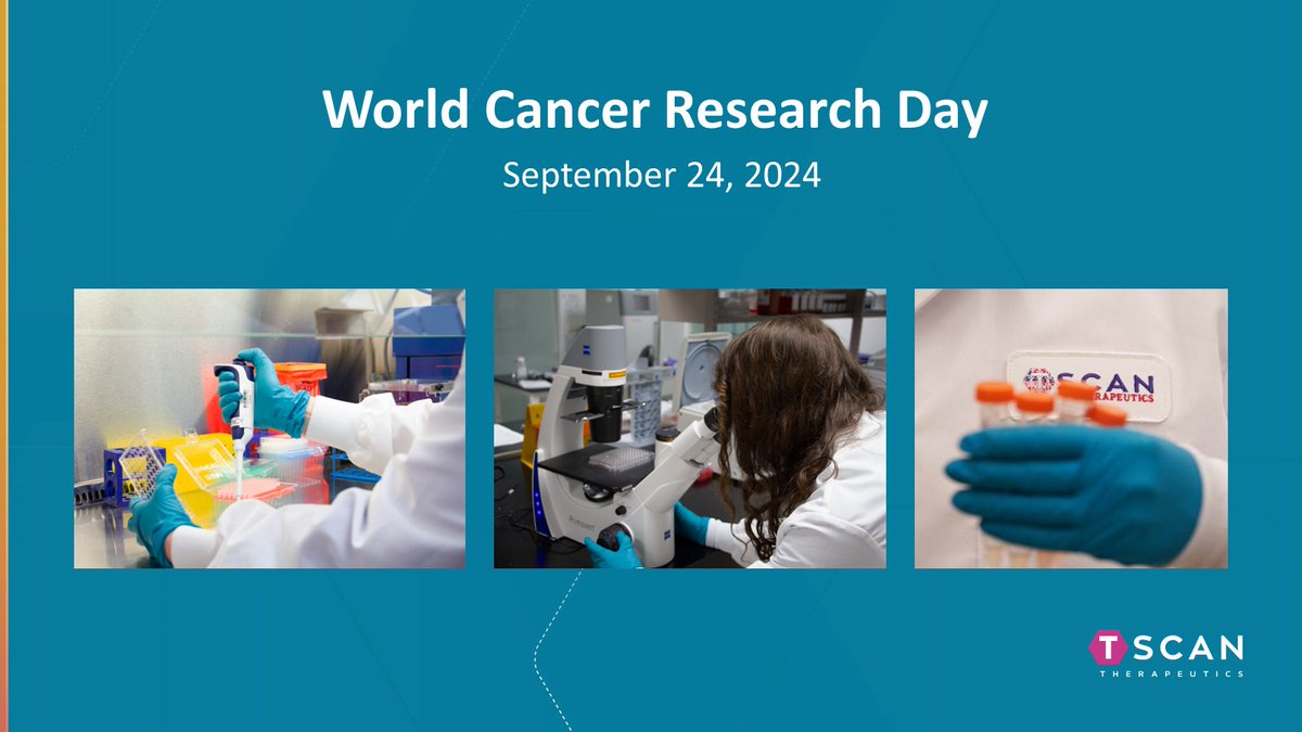 Today is #WorldCancerResearchDay. Every day, our team supports #CancerResearch by working to advance potentially life-changing T cell receptor (TCR)-engineered T cell (TCR-T) therapies for patients with #Cancer. Explore our pipeline: bit.ly/4bdd4dp #CellTherapy