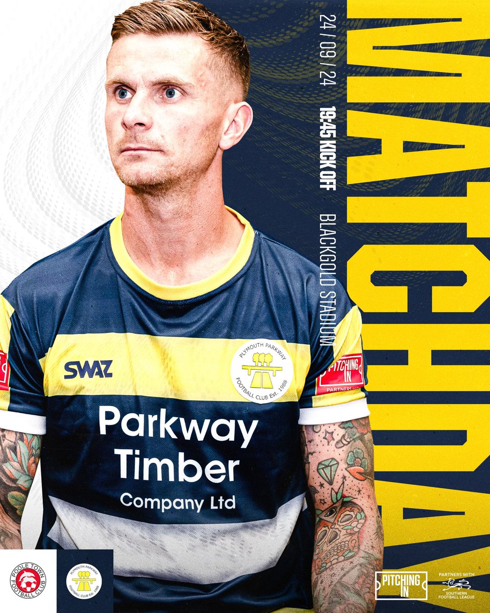 PlymouthPFC's tweet photo. Southern League | 📈 Match Day 9

📍 BlackGold Stadium

🆚 @PooleTownFC 🐬 

⏰ 19:45
 
#POLPAR

#ppfc

@swsportsnews https://t.co/F0ltTql1Yk