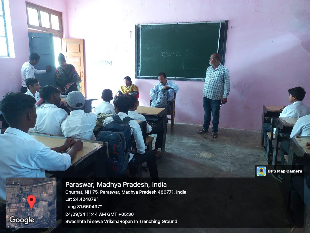 ChurhatSwachh's tweet photo. स्वच्छता ही सेवा अभियान 2024 के अंतर्गत आज दिनांक 24.09.2024 को स्वभाव स्वच्छता, संस्कार स्वच्छता, के अंतर्गत शासकीय बालक उच्चतर माध्यमिक विद्यालय चुरहट में स्वच्छता संवाद का आयोजन छात्रों द्वारा किया गया  #sh2024 #swabhavswachhata #sansarswachhata #swachhatahisewa2024 https://t.co/oNJQVr3mcn