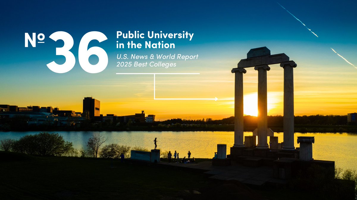 UBuffalo's tweet photo. Proud to be #UBTrueBlue! 🤘🏼#UBuffalo, a flagship of @SUNY, is honored to be ranked No. 36 among all public universities in the nation by the @USNews #BestColleges rankings! Read more ▶️ https://t.co/j5W6riPrFM https://t.co/tevO2BBwnp