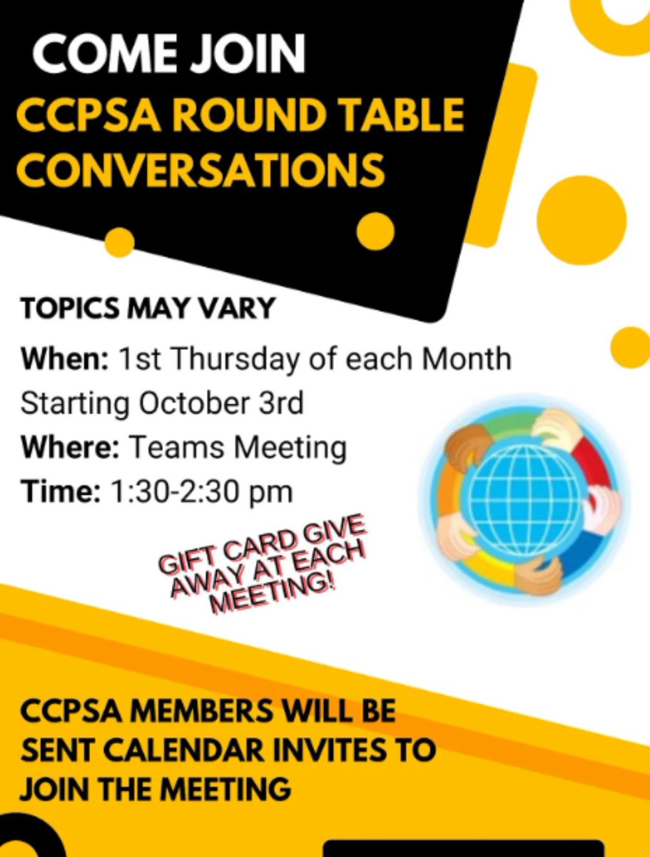 We are so excited to host our first lunch and learn of the year and look forward to seeing all our CCPSA members on 10/3/24! #CCPSA