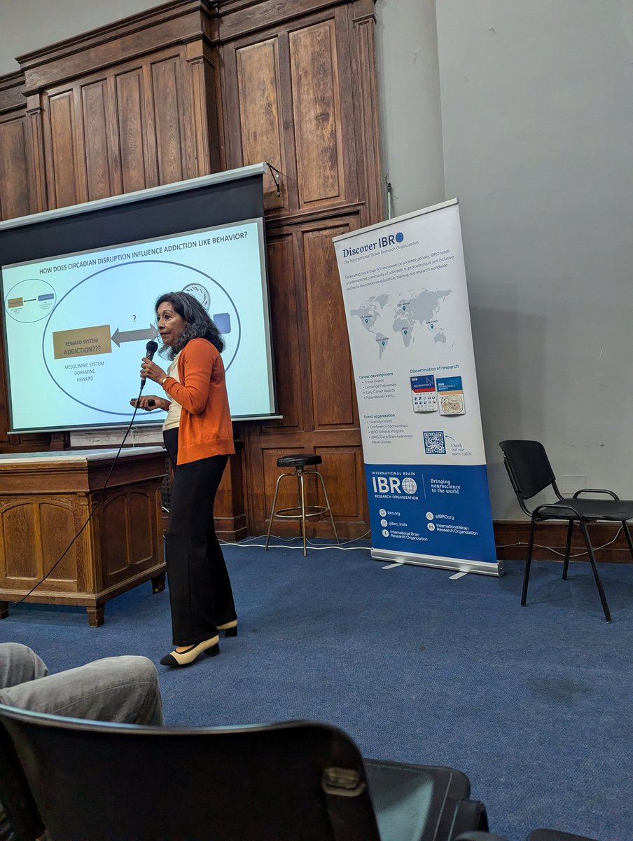 Today in the  Behavioral Neuroscience and Behavioral Disorders School #BNsBDs we listen to <a href="/CarolinaEscoBri/">Carolina Escobar</a> from my University <a href="/UNAM_MX/">UNAM</a> <a href="/IBROorg/">IBRO - International Brain Research Organization</a>