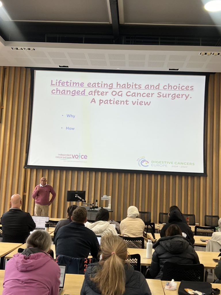 FionaMalcomson's tweet image. really informative and important session on the patient’s perspective and journey from Patient Advocate David Chuter and Gut & Cancer Dietitian Jo Cunningham
#dietandcancer #cancersurvival
@NutritionSoc @corferesearch @TheThorneLab