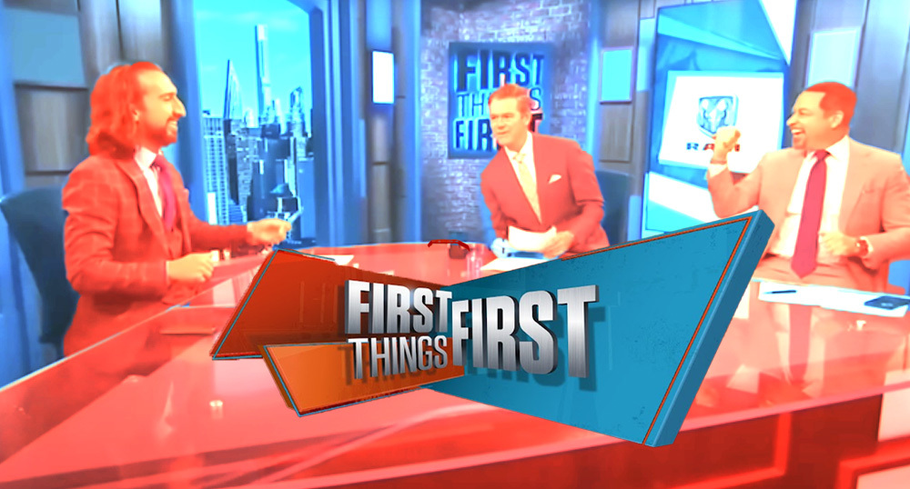 awfulannouncing's tweet image. FS1’s ‘First Things First’ has solved the sports debate show dlvr.it/TDcxF7