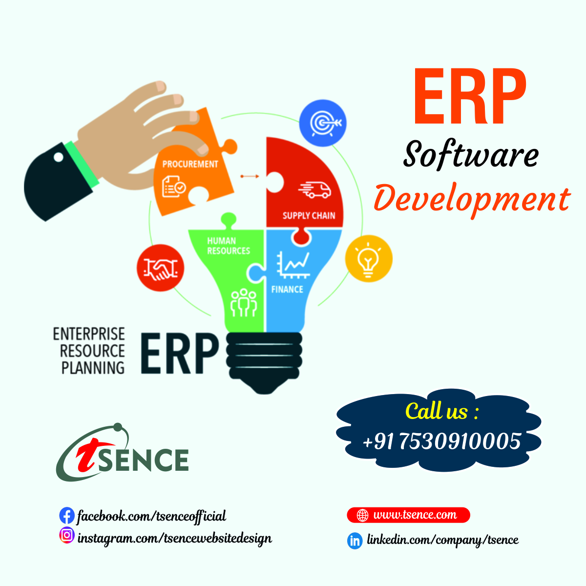 tsenceweb's tweet image. Streamline your business operations with #Tsence's  #ERP_Software_Development! We specialize in creating custom #ERP_solutions that integrate and optimize all your business processes, from finance to inventory, all in one platform. 
tsence.com/erp-software.h…