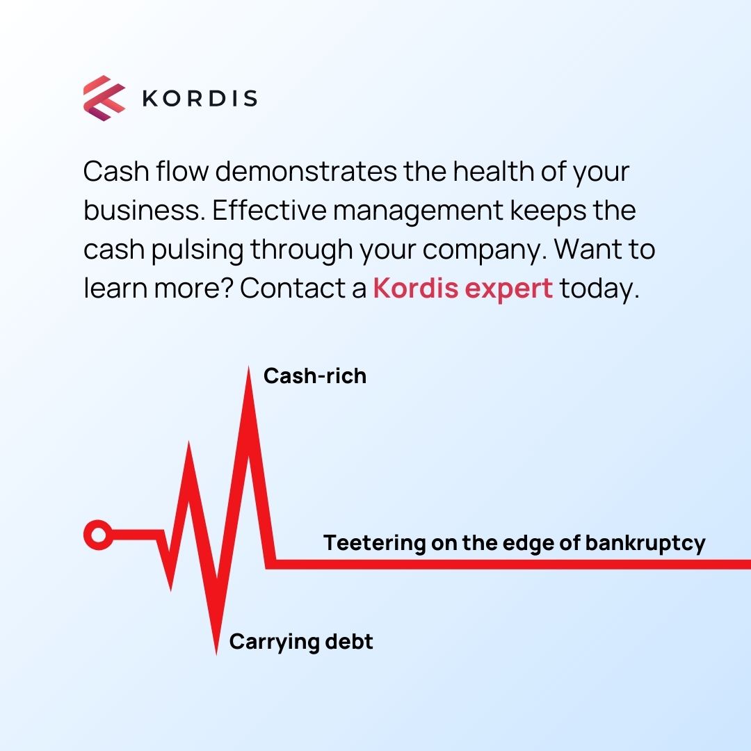 KordisFin's tweet photo. Cash flow is the heartbeat of your business. Keep your finger on the pulse with effective cash flow management. Not sure where to start? Speak with a Kordis fractional CFO. https://t.co/AD4ebiH82E
