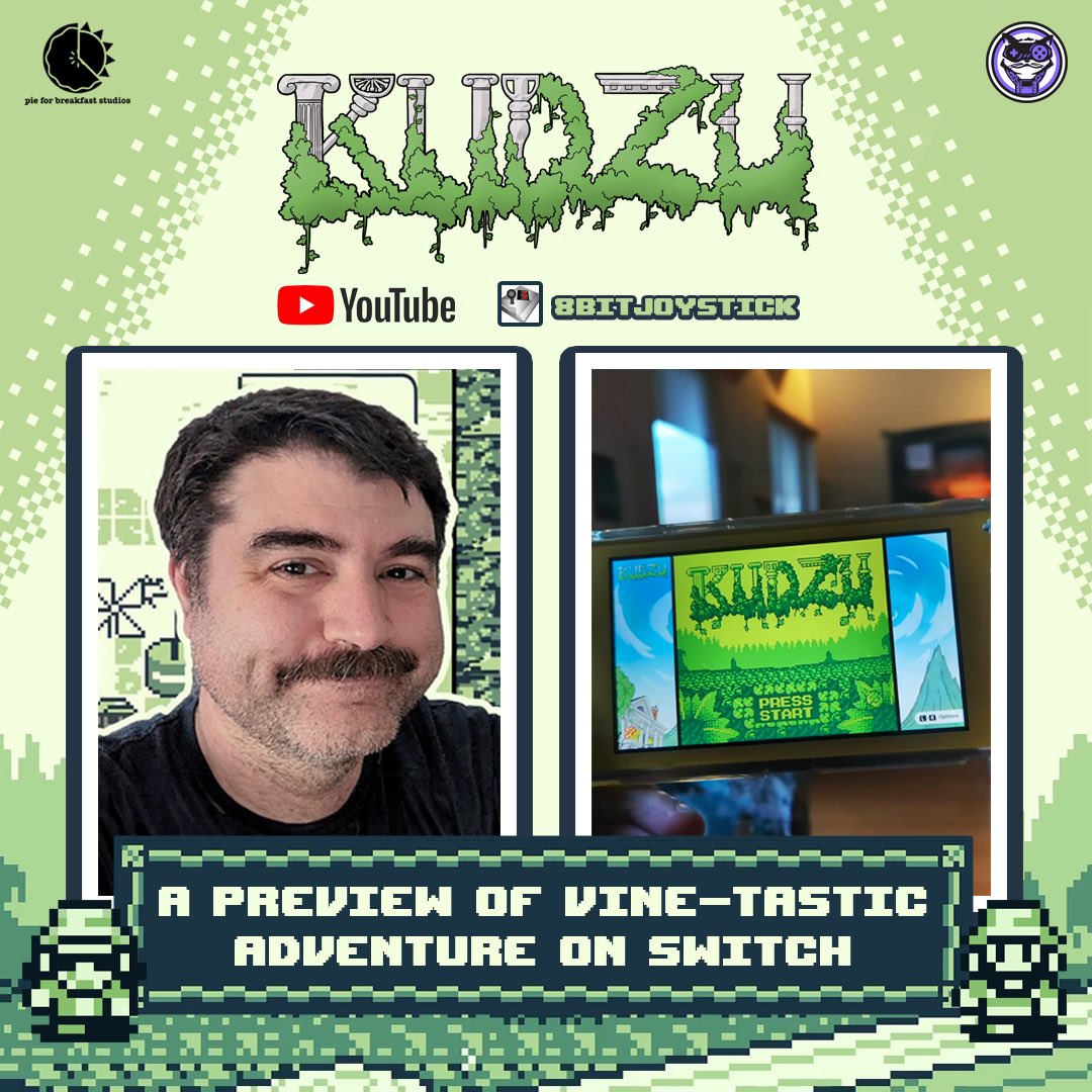 🌿 "Kudzu is a really cool game with a lot of heart and soul." - 8bitjoystick

Explore a non-linear adventure through a world overrun by intelligent magical vines! 🌱 Solve puzzles, fight monsters, and uncover the secrets of #Kudzu.

▶️ Watch 8bitjoystick's preview: