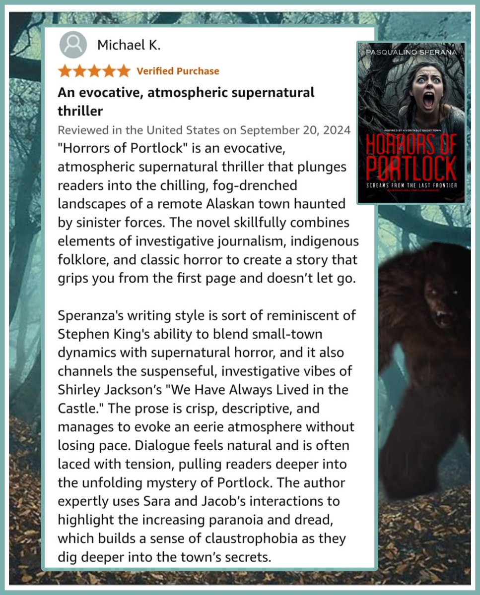 Thanks to Michael K for your purchase and review, it gave me goosebumps. Not only for the length and time you put into it, but the comparison to Stephen King and Shirley Jackson.

amazon.com/dp/B0D56R1CNC

#books #book #bookstagram #booklover #bookreview #bookrecommendations