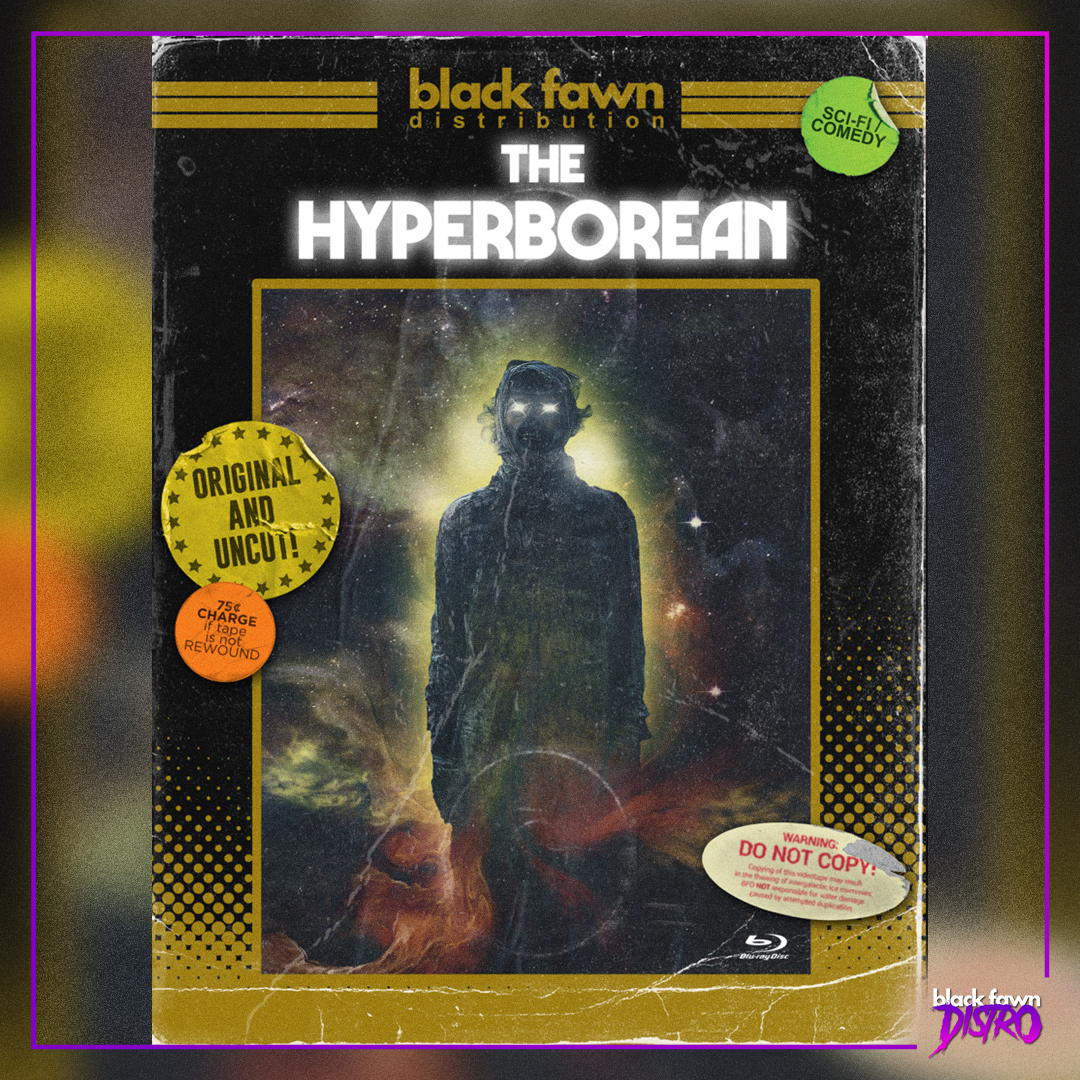 blackfawndistro's tweet photo. Happy Hyperborean Day! That's right, the bonkers sci-fi/comedy from director Jesse Thomas Cook has landed! Grab your Blu-ray copy at Sunrise Records & Cinema 1 locations across Canada this week!
.
.
.
#blackfawndistro #thehyperborean #jessethomascook https://t.co/XiQCi4Zqvd