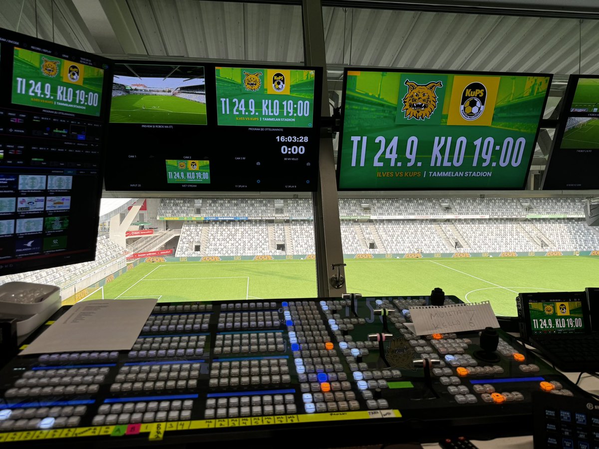 Tänään Ilves Edustus vs Kuopion Palloseura⚽️ Tammelan Stadion HCF &amp; RF Sports Oy