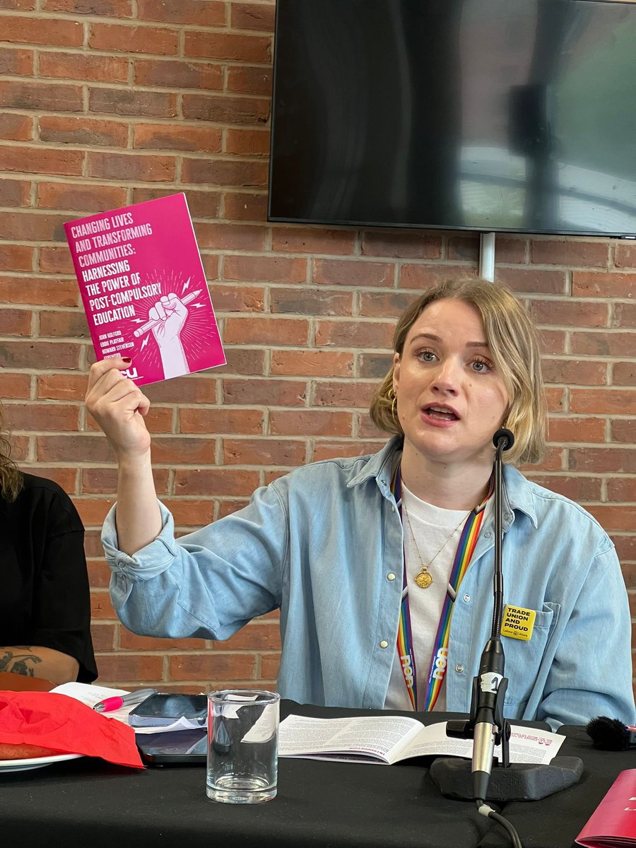 Howard Stevenson (@hstevenson10) on Twitter photo <a href="/DrJoGrady/">Jo Grady</a> at #Lab24. Post-compulsory education needs investment now - but it also needs an optimistic and inspiring vision of how education can change lives and transform communities. Thanks to <a href="/ucu/">UCU</a> for supporting this work - and to co-authors <a href="/john_holford/">John Holford</a> and <a href="/eddieplayfair/">Eddie Playfair</a> <a href="/DrJoGrady/">Jo Grady</a> at #Lab24. Post-compulsory education needs investment now - but it also needs an optimistic and inspiring vision of how education can change lives and transform communities. Thanks to <a href="/ucu/">UCU</a> for supporting this work - and to co-authors <a href="/john_holford/">John Holford</a> and <a href="/eddieplayfair/">Eddie Playfair</a>