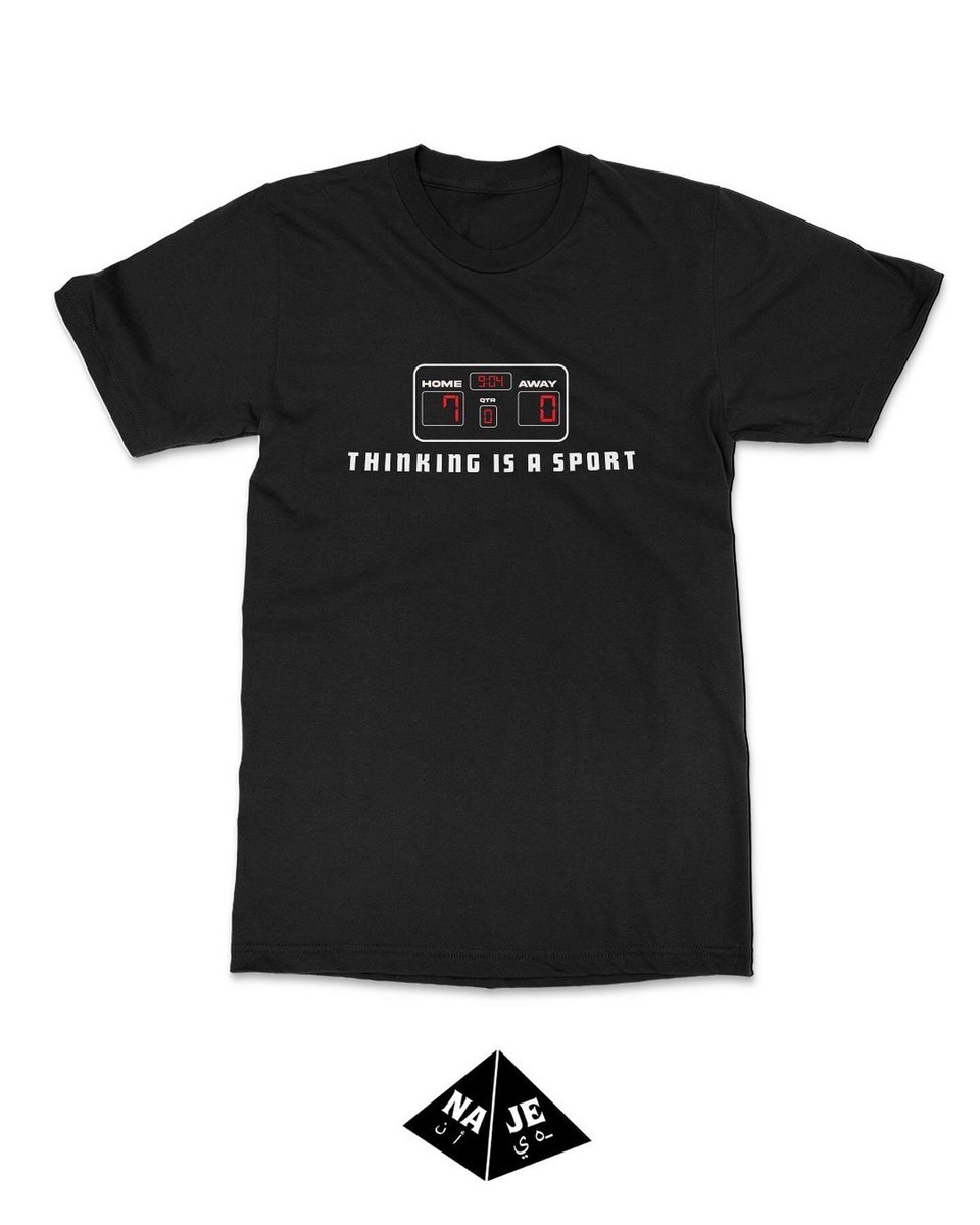 najecollection's tweet photo. New releases: 2 new designs &amp; 2 restocks are available for purchase on our online store. 

•”Thinking is a sport” in BLK/WHITE (T-Shirt).🕋

•”Push The Culture” in BLK/WHITE (T-Shirt)  🕋

•”Racism is Terrorism” in BLK/WHITE (T-Shirt) 🕋

Shop now at https://t.co/5MJ7tkMMF1 🕋 https://t.co/wHnCuPKDNe