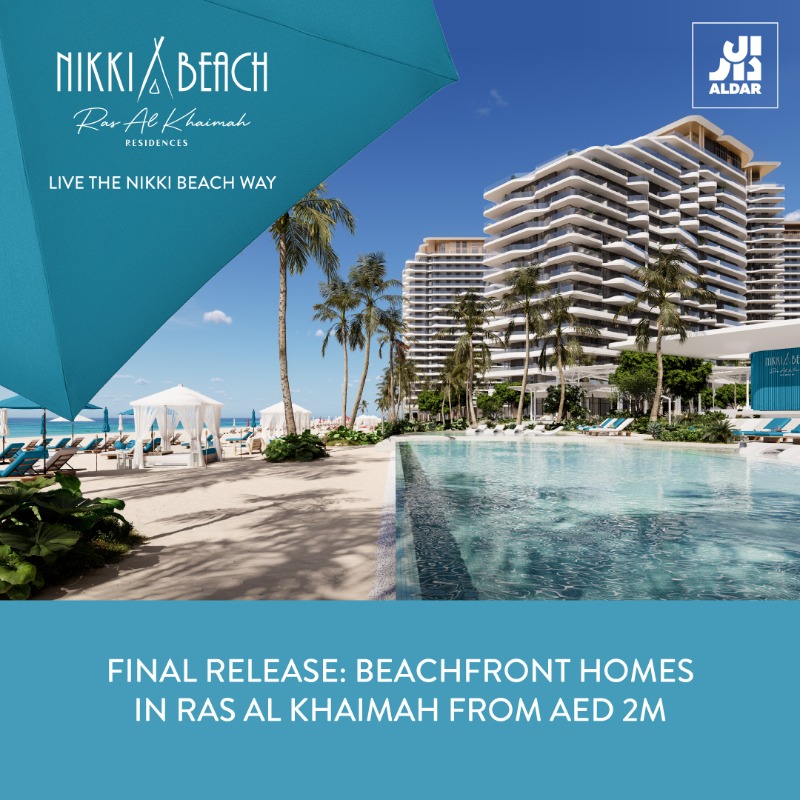 aldar's tweet photo. Own a 1 to 5-bed furnished apartment from AED 2M with Café Nikki access and resort-style service in the UAE's newest leisure destination.