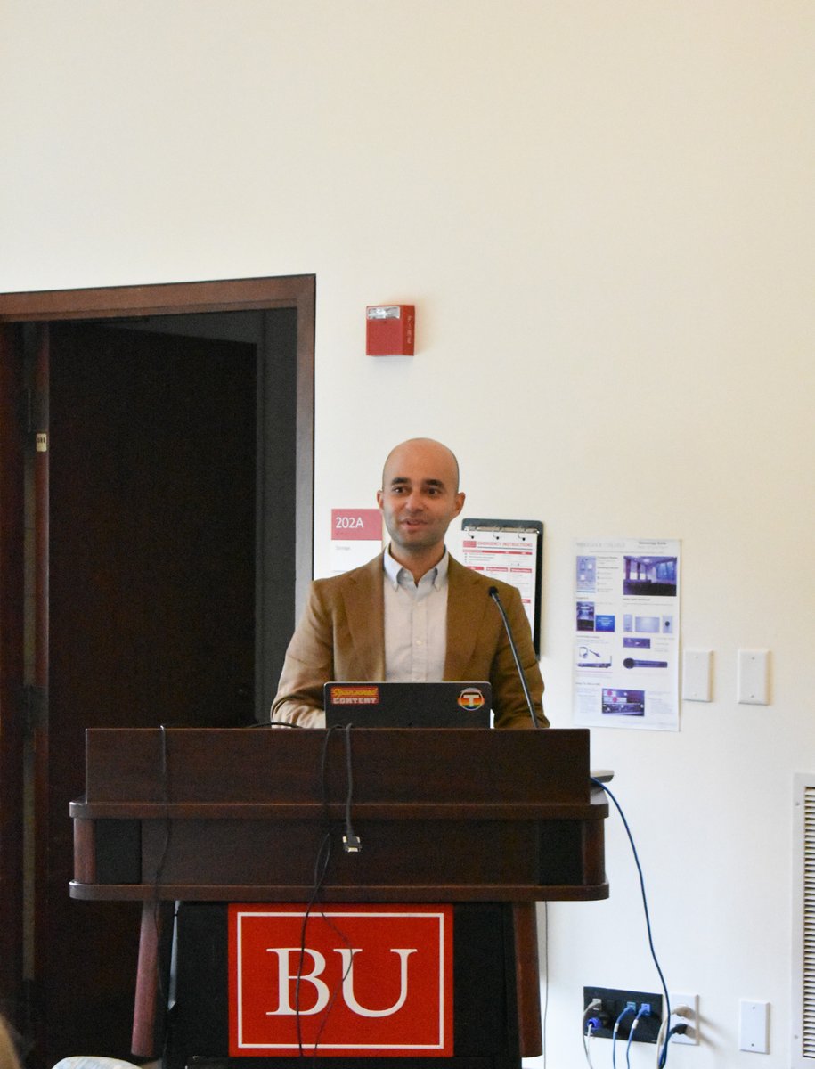 BU_MDPhD's tweet photo. Some highlights from another great Annual Retreat this Saturday! A huge thank you to our keynote speaker Dr. Aly Elezaby
@alyelezaby
for an inspiring and fascinating talk on his research on troponin I and his path to starting his own lab! https://t.co/a0DwkHx9SR