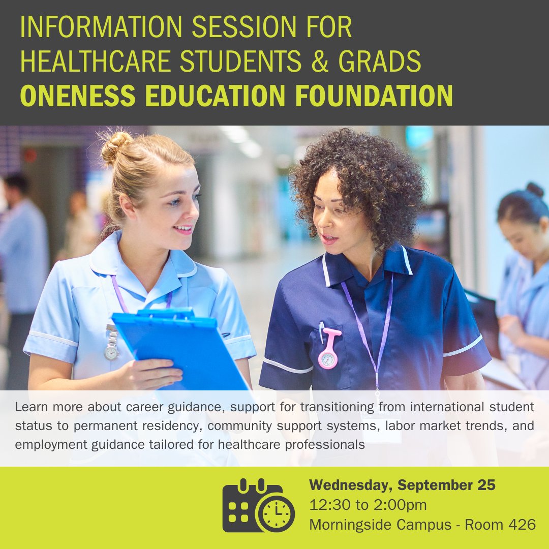 🌟 Hey healthcare students and grads!

Join us for an info session with Oneness Education Foundation! Explore career paths, get tips on residency transitions, and connect with a supportive community.

Don’t miss out—register now! Link in bio. 💼✨