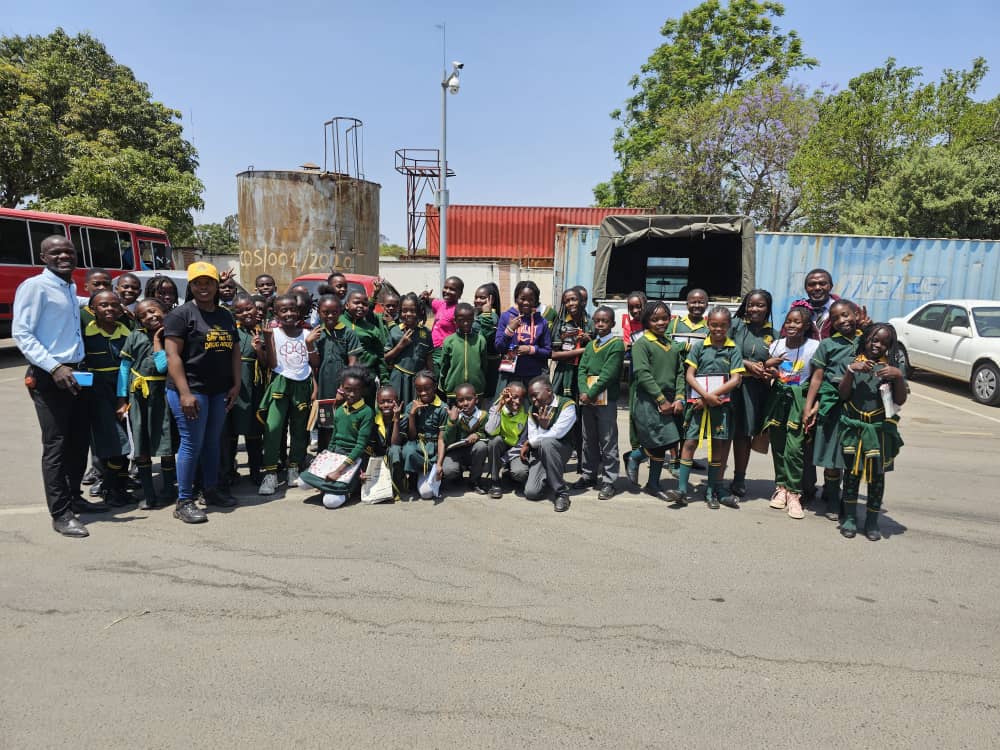 DECZambia's tweet photo. This morning, we had the privilege to host pupils from Polidrive Sunset School for an educational tour. The tour aimed at giving learners information on the effects of drug and substance abuse using real-life pictures, videos and practical examples. https://t.co/LtO82TxfUD