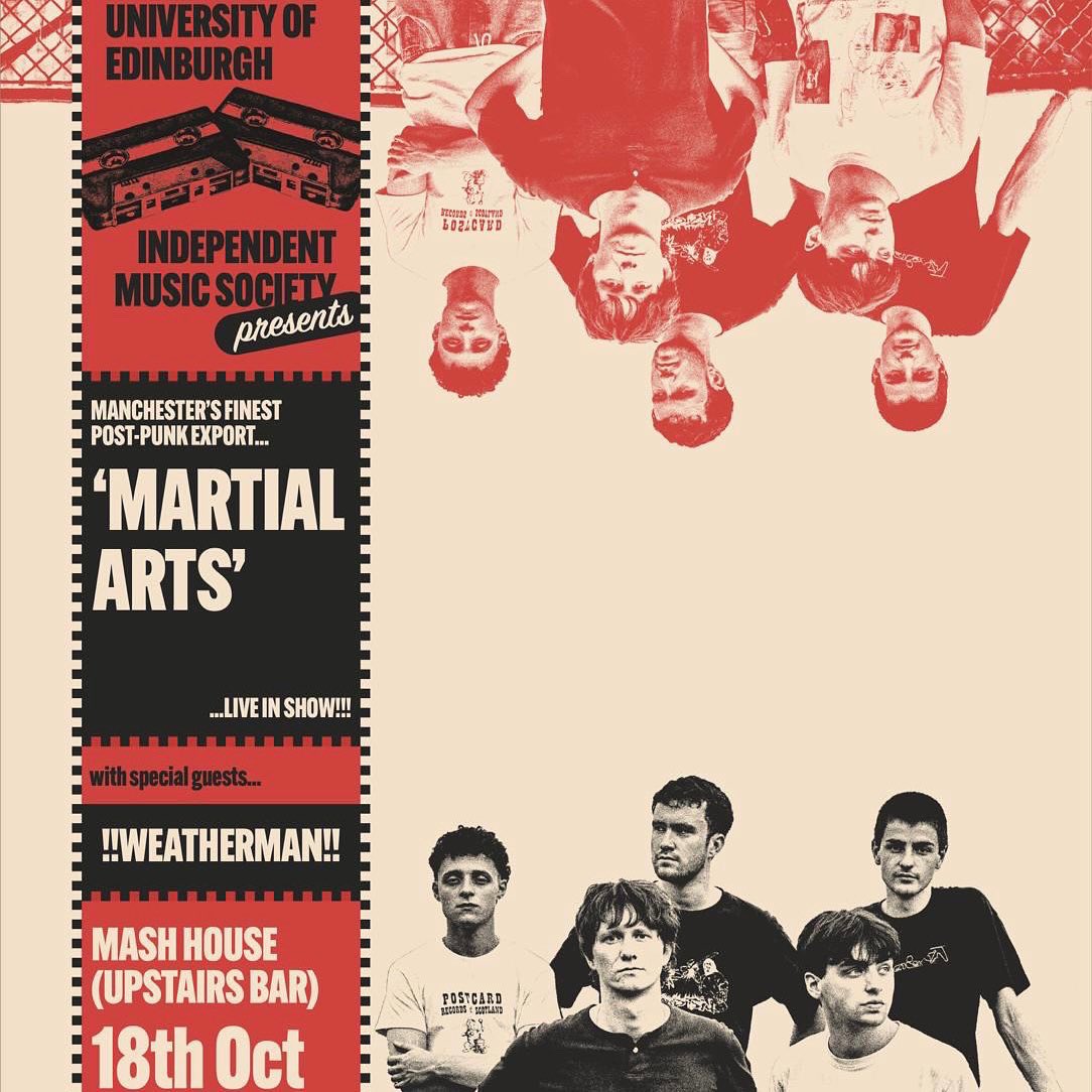 We headline Mash House in Edinburgh on the 18th of October with support from Weatherman  

<a href="/uoeindiemusic/">University of Edinburgh Independent Music Society</a> 

Tickets in bio