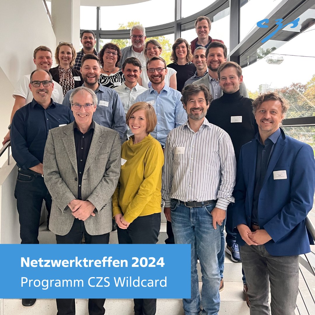 Eine Idee 💡 Drei Wissenschaftler:innen 👨‍🔬👩‍🔬👩‍🔬 Maximaler Freiraum 🆓
Wissenschaftler:innen, die im Programm CZS #Wildcard gefördert werden, haben sich in der Stiftung in Stuttgart zum Erfahrungsaustausch getroffen.
#networking #CZSgoeswild