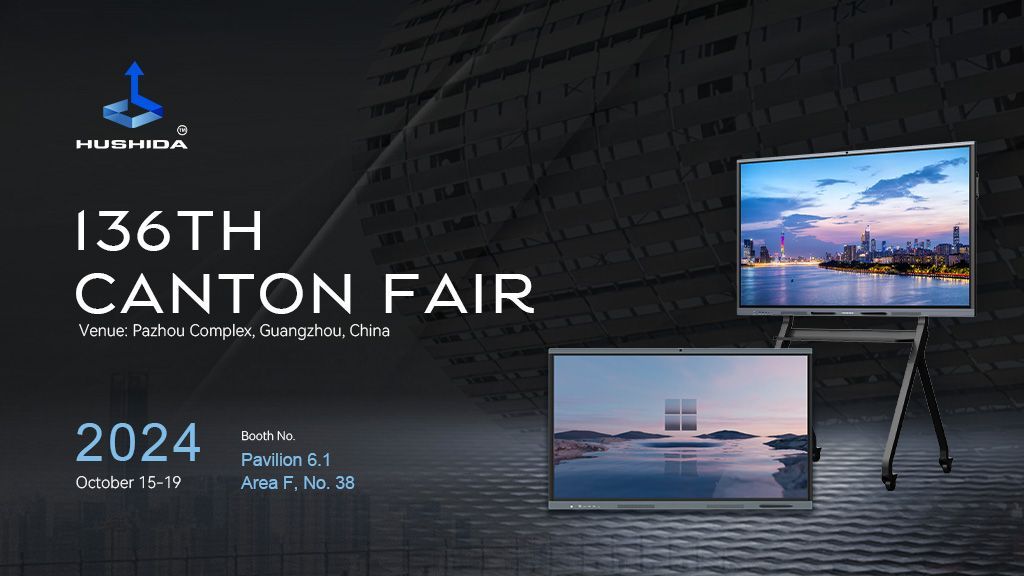 HUSHIDA is honored to invite you to the upcoming 136th China Import and Export Fair. We will be presenting our latest Smart Board series products at the exhibition and look forward to meeting you at booth #38, Area F, Hall 6.1. buff.ly/45t905o #Canton Fair #Smart Board