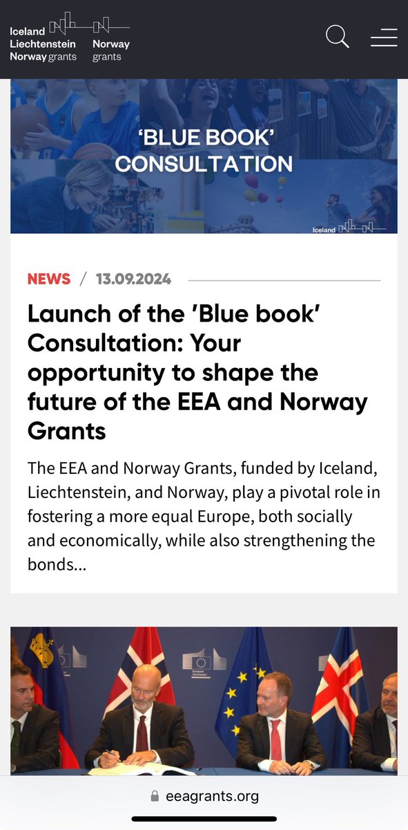 Ingrid Schulerud (@ingridschulerud) on Twitter photo Things are moving… <a href="/EEANorwayGrants/">EEA and Norway Grants</a> future priorities and program design are out for public consultations Things are moving… <a href="/EEANorwayGrants/">EEA and Norway Grants</a> future priorities and program design are out for public consultations