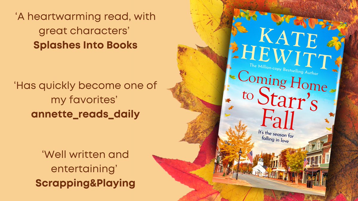 BoldwoodBooks's tweet photo. Thank you to @bicted, annette_reads_daily and @Annarella for their recent reviews on the #ComingHomeToStarrsFall by @author_kate #blogtour.
Pick up a copy today ➡️ https://t.co/hwOfL3qOav https://t.co/u3ONcBMNcN