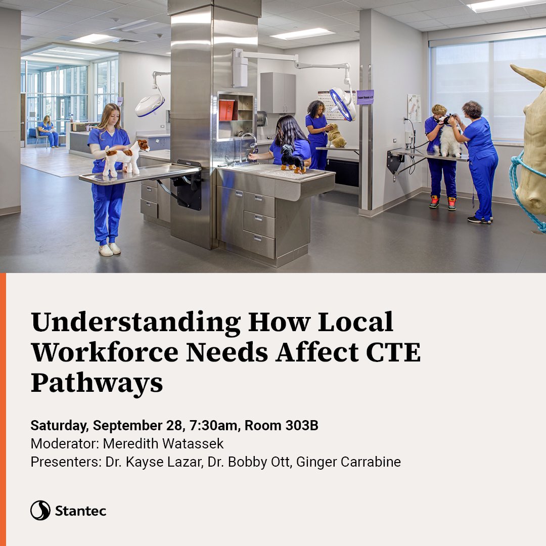 Attending #txEDCON24? Join me as I moderate a panel with <a href="/OttTempleISD/">Bobby Ott</a> - Superintendent of <a href="/TempleISD/">Temple ISD</a>, <a href="/GCarrabineBryan/">Ginger Carrabine</a> - Superintendent of <a href="/BryanISD/">Bryan ISD</a>, and Kayse Lazar - CTE Director of <a href="/LamarCISD/">Lamar CISD</a>.  They will share insights of how workforce demands shape CTE pathways. #stantecedu