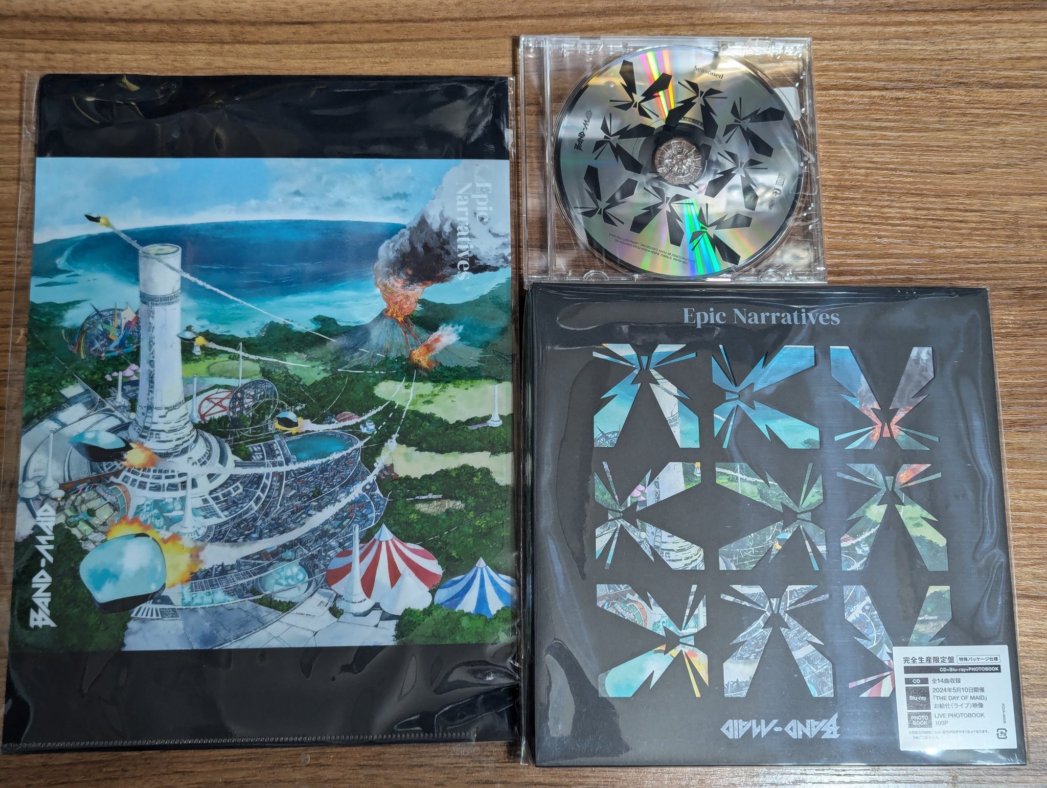 Epic Narratives 完全限定盤 CD+Blu-ray+フォトブック Amazon.co.jp: Epic Narratives - BAND-MAID [完全生産限定盤(CD