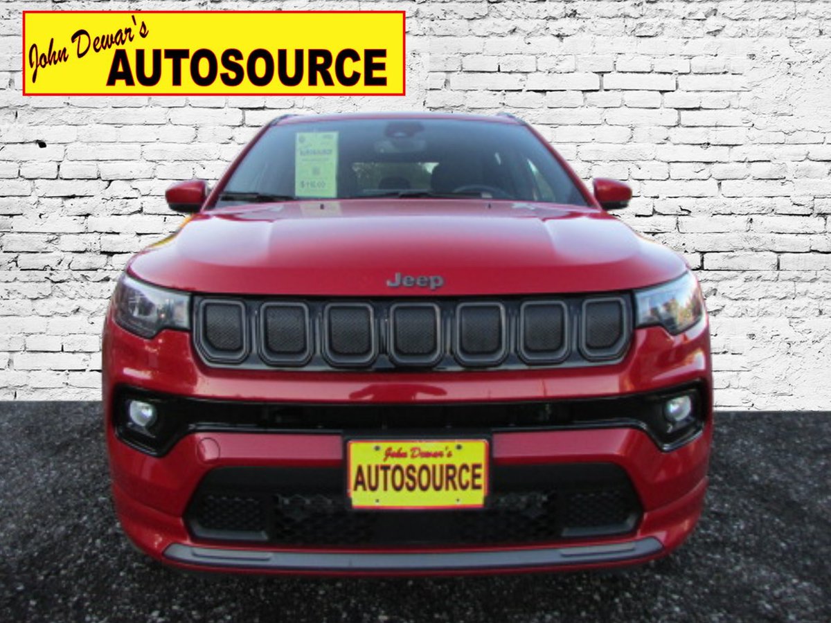 2022 JEEP COMPASS Red  Edition" AWD, Leather, NAV, Blind Spot, Lane Departure, Collision Alert,  Bluetooth. 2.4L-4cyl, 40,677kms. Selling for $33,968 or finance for $115 a week. Taxes &amp; Licensing extra. Click on the   link below to view this vehicle.   autosource.ca/vehicles/8657-…
