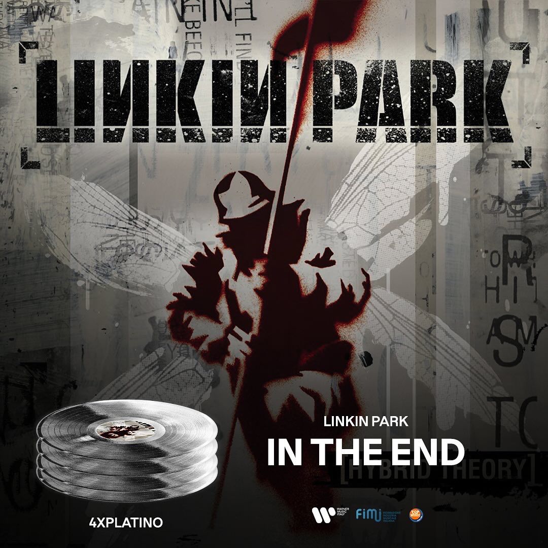 It’s #FimiAwards Time⚡ 

"In The End" dei Linkin Park raggiunge il 4° DISCO DI PLATINO💿💿💿💿

Congratulazioni
<a href="/FIMI_IT/">FIMI</a>👏🏼