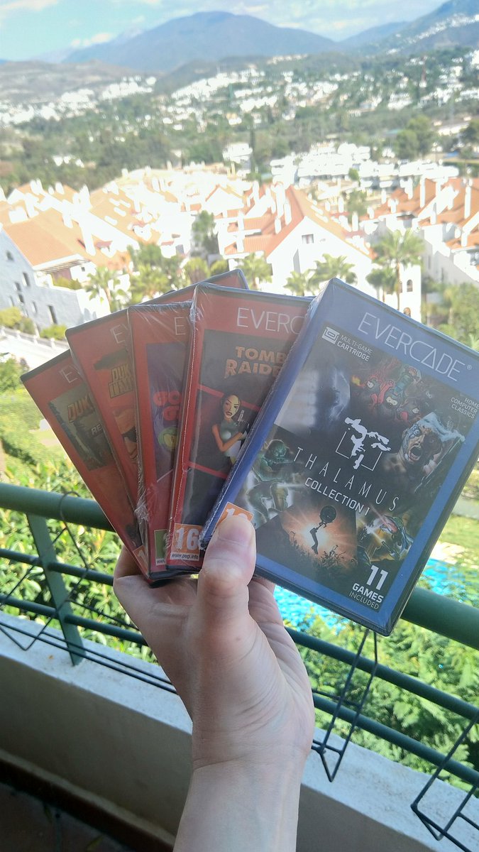 More #Evercade carts for #RetroGaming ! #DukeNukem #TombRaider