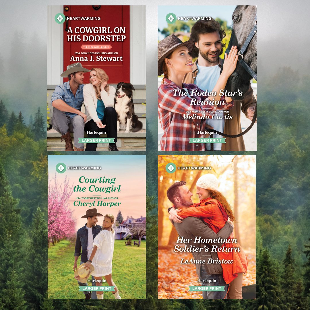 🥳Happy Book Birthday to #HarlequinHeartwarming authors @AJStewartWriter, @MelCurtisAuthor, <a href="/LeAnneBristow03/">LeAnne Bristow</a> &amp; @CherylHarperBks! #CleanAndWholesome #Romance #BookPromo #HarlequinEditor

harlequin.com/shop/brand/har…