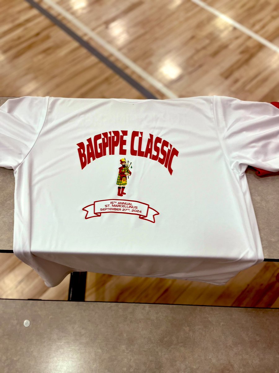 StMarcellinusXC's tweet photo. Awards are in for the 15th Annual @StMarcellinusXC #bagpipeclassic.
Shirts will be awarded to the Top 10 in each race as well as to the Team Champions in each Race? Will
You get a shirt this Friday??? https://t.co/t4kDBZqTDV