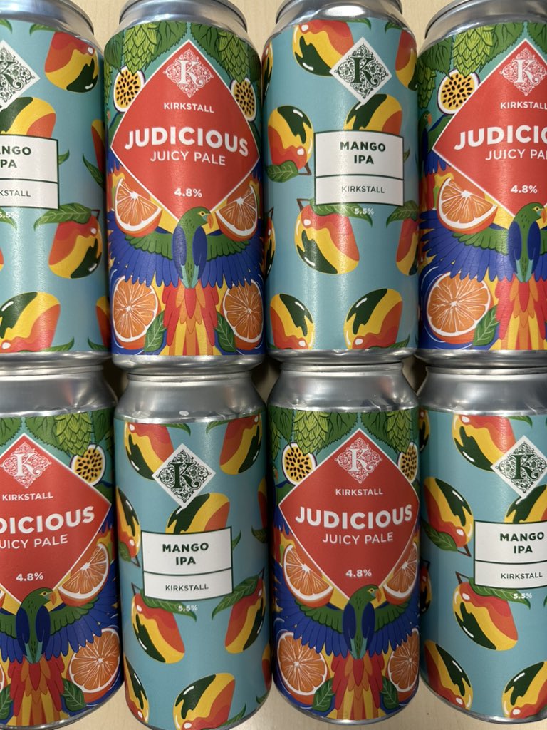 s77tux's tweet photo. Picked-up some bargain @kirkstallbrew ales from my local Asda at lunchtime… looking forward to a first-taste of both later in the week! #MangoIPA #Judicious #CraftBeer https://t.co/FNDfwI7TIW