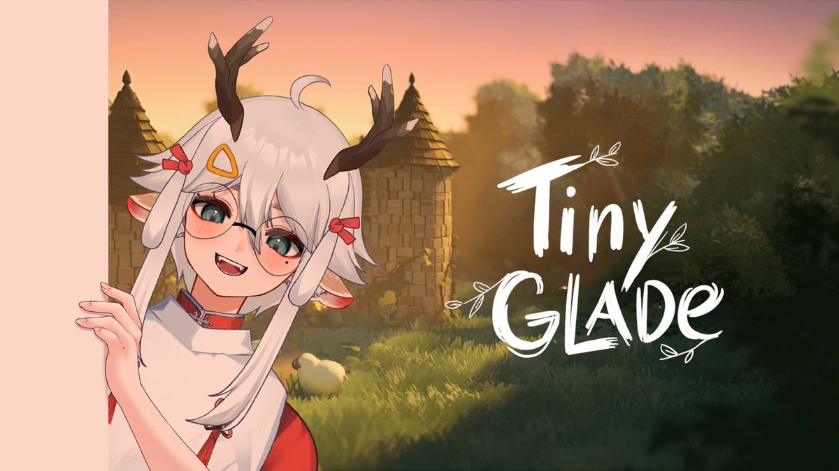 hanaoVT's tweet photo. convinced to tiny glade and so tiny glade I shall do. will be on early (EARLY) this morning, with mistria and art later. hope to see you there! https://t.co/7SJFil4GQg