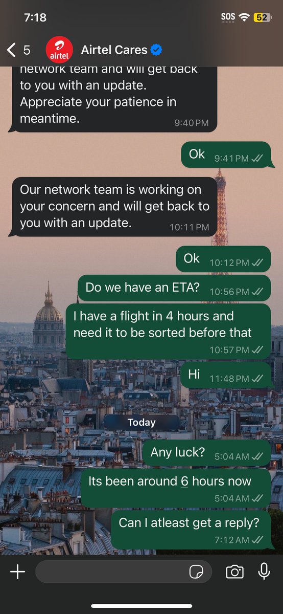 AhujaStuti's tweet photo. @airtelindia Proof of your horrible service attached https://t.co/Nxbm9gDwRY