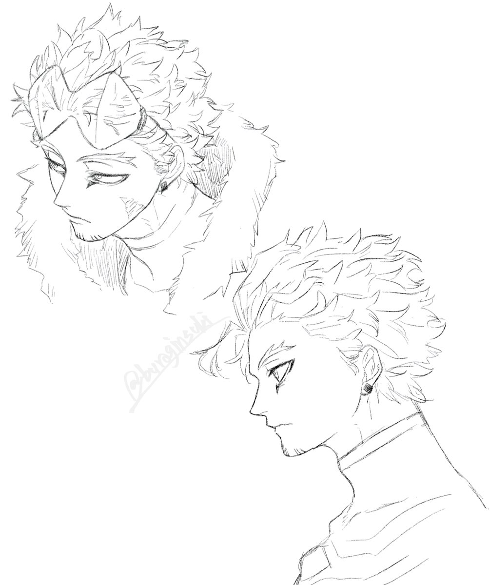 自分絵の🦅落書き〜‼️ 