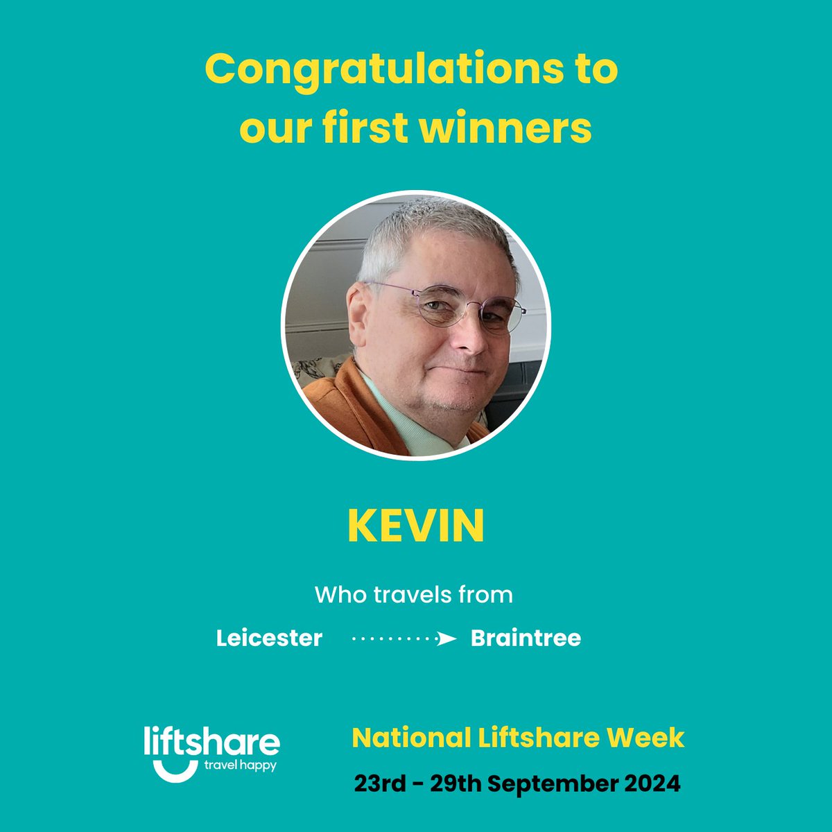 Liftshare Week is here, and we've drawn our first competition winners.
There's still time to enter - add or edit your Liftshare journey by 30th September for a chance to win a £100 Amazon voucher.
#carpooling #liftsharing #competition #journeycosts #liftshareweek