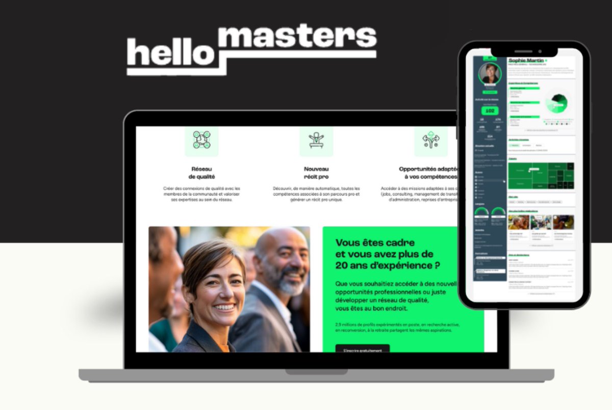 fredfougerat's tweet photo. Le lancement de la plateforme #HelloMasters, rĂ©servĂ©e aux cadres et dirigeants de plus de 20 ans dâexpĂ©rience professionnelle, est une vraie #innovation dans le monde des #RĂ©seauxSociaux et des #RH.
Pour Blandine Mercier (ex @MarcelAgency @PublicisGroupe) CEO de #HelloMasters : « Dans un contexte oĂč les rĂ©alitĂ©s dĂ©mographiques Ă©voluent, oĂč les mutations technologiques sâaccĂ©lĂšrent et oĂč les incertitudes Ă©conomiques persistent, il devient impĂ©ratif de repenser notre approche du monde du #travail. Face Ă ces dĂ©fis, une opportunitĂ© unique sâoffre Ă nous : capitaliser sur les talents expĂ©rimentĂ©s pour bĂątir un nouveau pacte social et Ă©conomique.
Notre ambition chez #HelloMasters est claire : devenir le leader incontestĂ© de la transition dĂ©mographique des talents. Nous croyons fermement que lâavenir ne se rĂ©sume pas uniquement Ă innover, mais aussi Ă valoriser ce qui existe dĂ©jĂ . En ce sens, nous rĂ©vĂ©lons une vĂ©ritĂ© essentielle : lâavenir se construit en sâappuyant sur lâexpĂ©rience.
Pour concrĂ©tiser cette vision, nous crĂ©ons un Ă©cosystĂšme unique oĂč les talents expĂ©rimentĂ©s peuvent mettre en avant leurs compĂ©tences de maniĂšre simple et efficace, favorisant ainsi leur circulation au sein des organisations.
LâĂ©vidence est lĂ : #HelloMasters est le meilleur coup dâavance pour tout talent ou organisation cherchant Ă sâadapter et Ă prospĂ©rer dans ce nouveau monde du travail ».
#Emploi #Travail #Recrutement #Senior #SocialMedia #RSE #Leadership
đ© https://t.co/lNSWWSLMRu