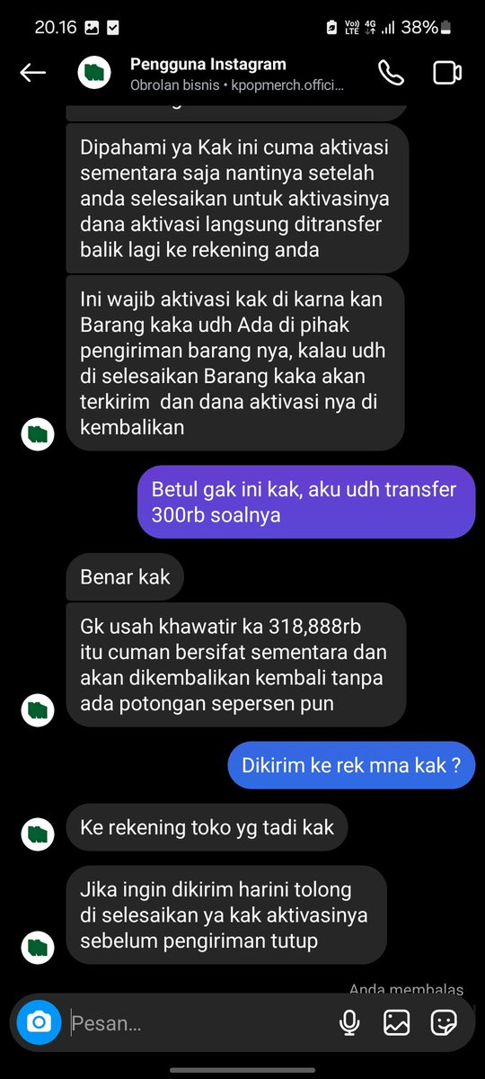 dddi_66's tweet photo. Pas aku kirim kekurangannya mereka alihkan aku ke WA https://t.co/A59SkR4TWw