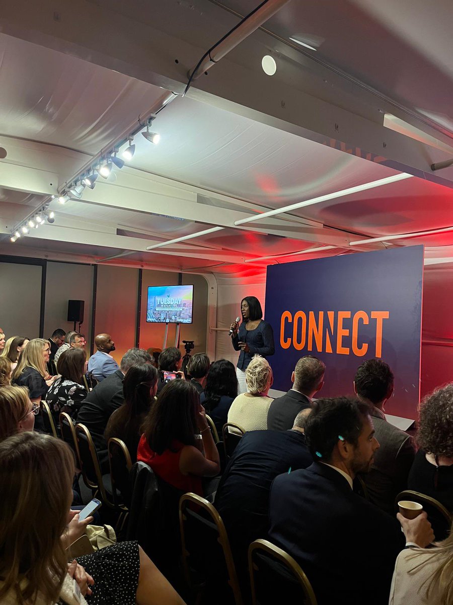 Packed room <a href="/Connect_Comms/">Connect</a> for leaders speech watch party 

#KeirStarmer