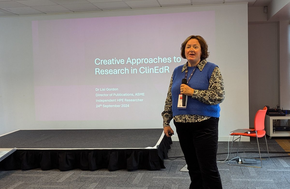 Workshop #3!

🥳 Dr Lisi Gordon’s #MTB2024 workshop explores research approaches using diaries for longitudinal data &amp;  data presentation 📝📊

We'll engage in hands-on activities, plus interactive discussions on how and why these methods work in #ClinEd research! #MedEd