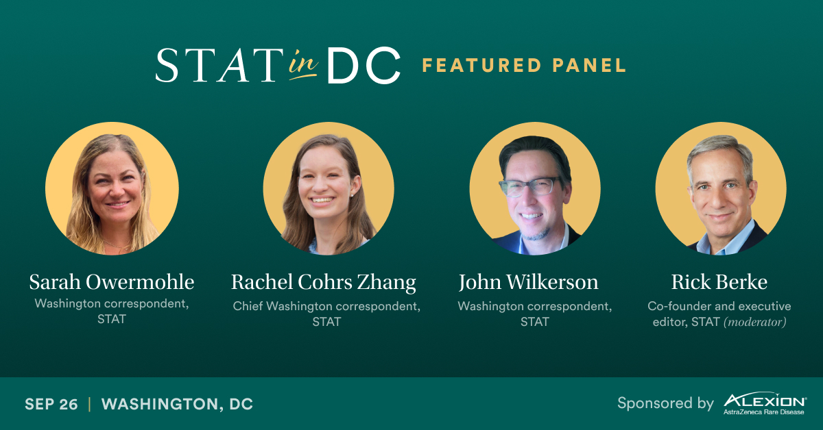 rickberke's tweet photo. Hope @statnews DC readers can join us for breakfast sessions Thursday as we look at health, the campaign, the future. Big name guests include @SenatorHassan  as well as my colleagues including @rachelcohrs @owermohle @john_wilkerson  
STAT in DC: The Policy Prescription https://t.co/woR5iQMO2S