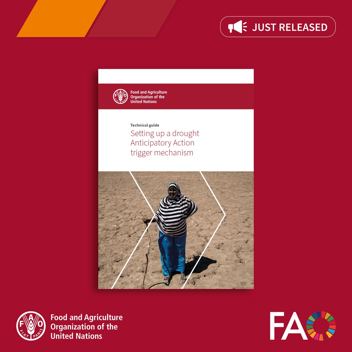 FAOemergencies's tweet photo. Acting ahead of crises using relevant early warning information can safeguard lives &amp; livelihoods.
 
Drawing on insights from @FAO &amp; partners, this guide outlines essential steps to establish an effective #AnticipatoryAction trigger mechanism for drought.

https://t.co/u0KOgTIMxK https://t.co/j4umNETisa