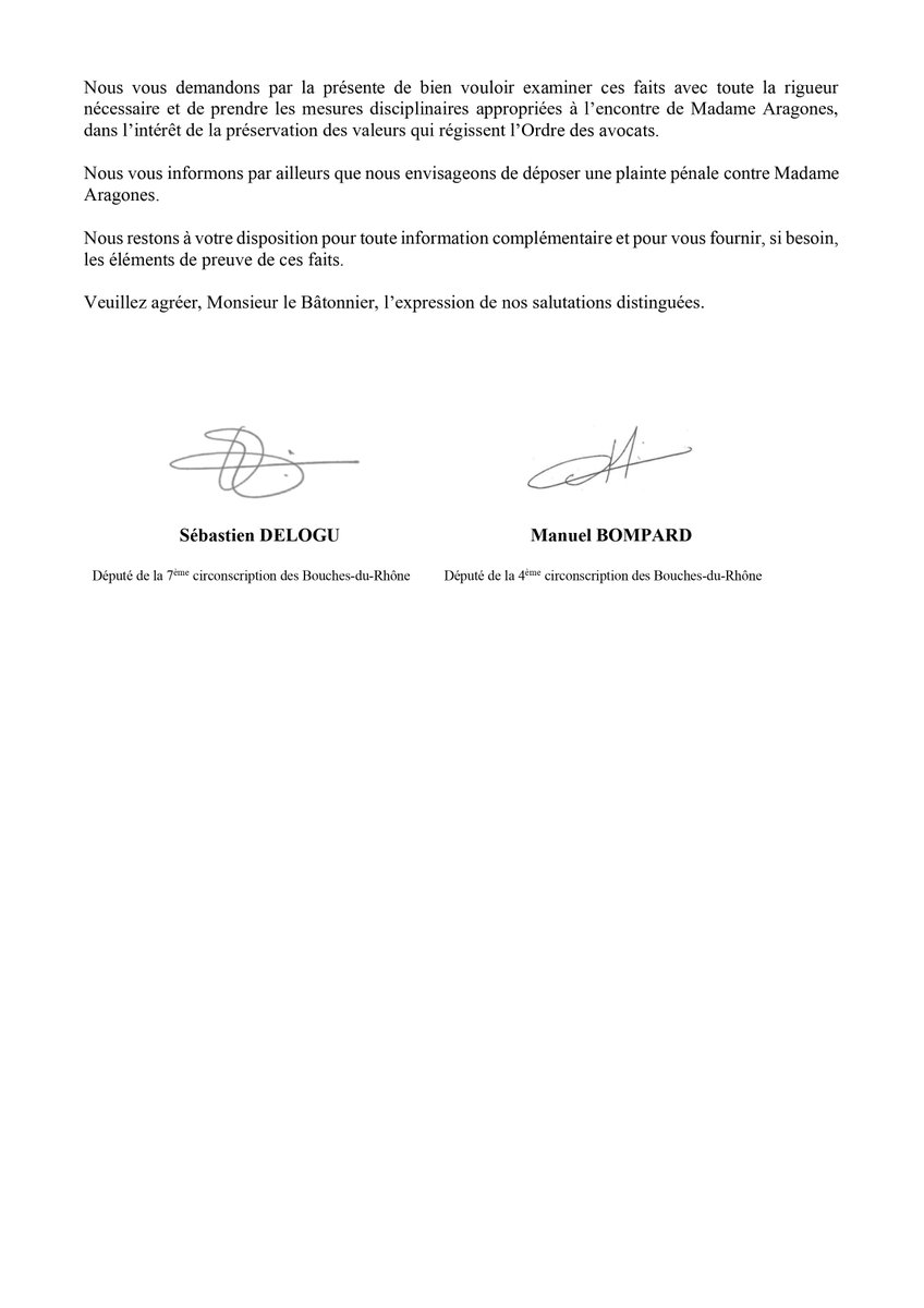 Manuel Bompard tweet media