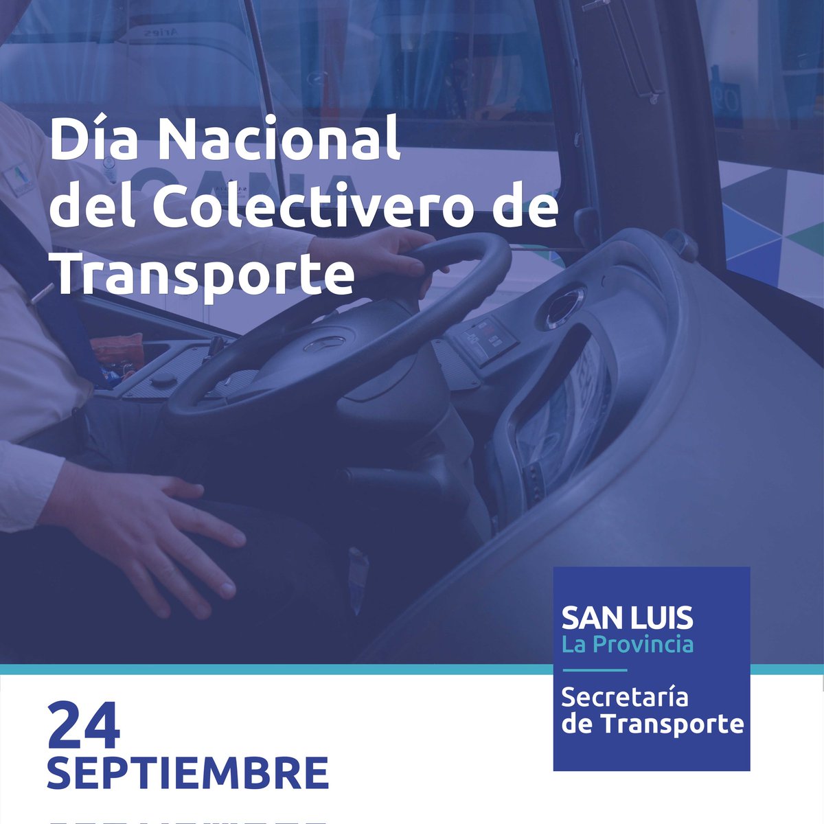 ¡Feliz Día del Colectivero!

🎉Hoy saludamos a quienes hacen posible nuestro transporte diario. 🚍

Gracias por su dedicación y compromiso. 🙌

Desde la Secretaría de Transporte, les enviamos un fuerte saludo y reconocimiento.⭐🚍

#secretariadetransporte
#sanluislaprovincia