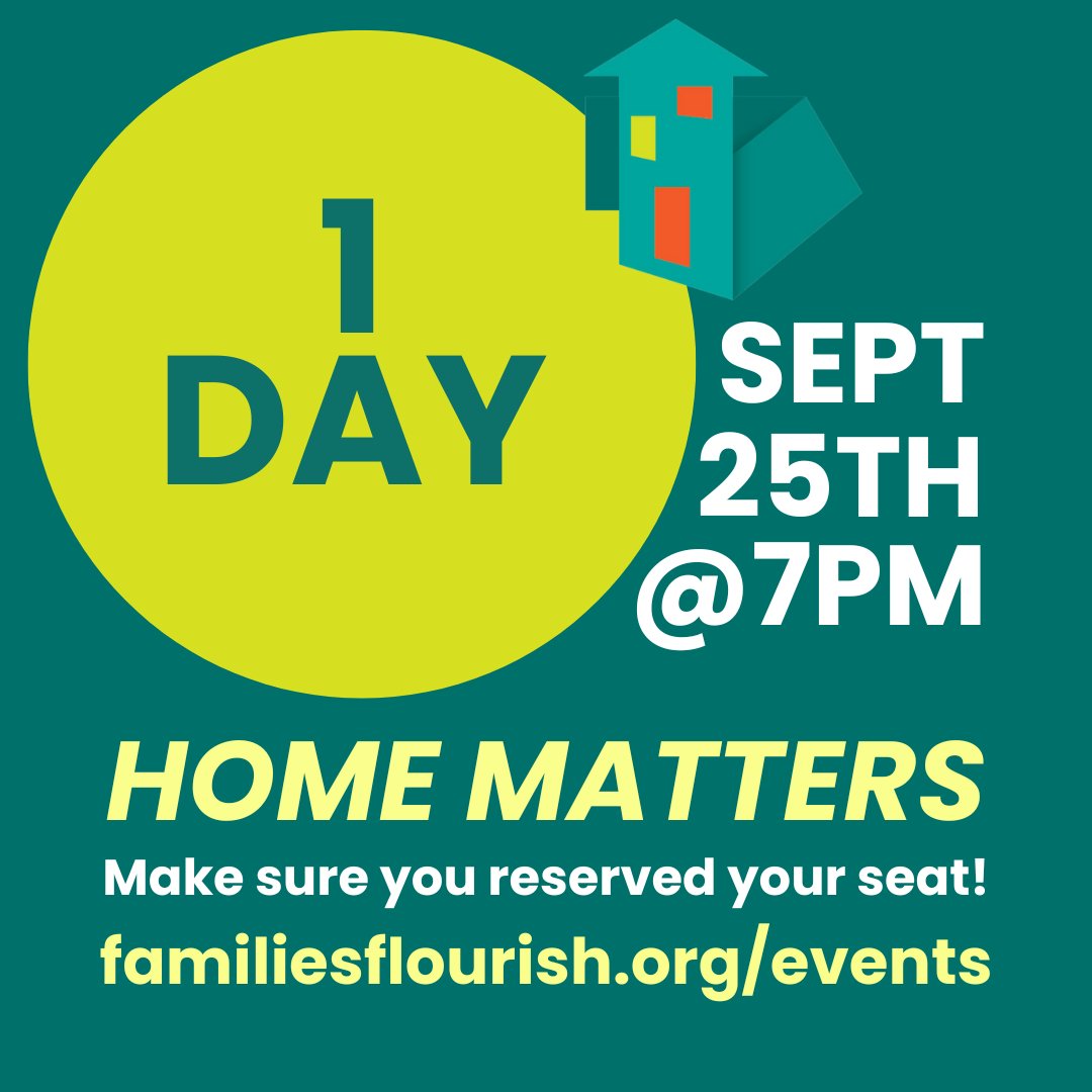 familiesflouris's tweet image. Our Home Matters panel is TOMORROW! There is still time to make sure you reserved your seat.
Reserve your spot here: familiesflourish.org/events

#housing #housingprogram #rentalassistance #TheBigTable #columbus